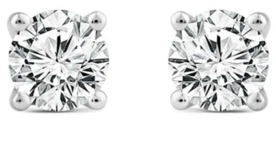 2ct lab grown diamond stud earrings Harry and Co Jewellery