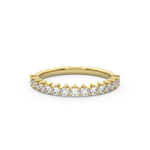 3 claw diamond wedding ring