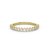 3 claw diamond wedding ring
