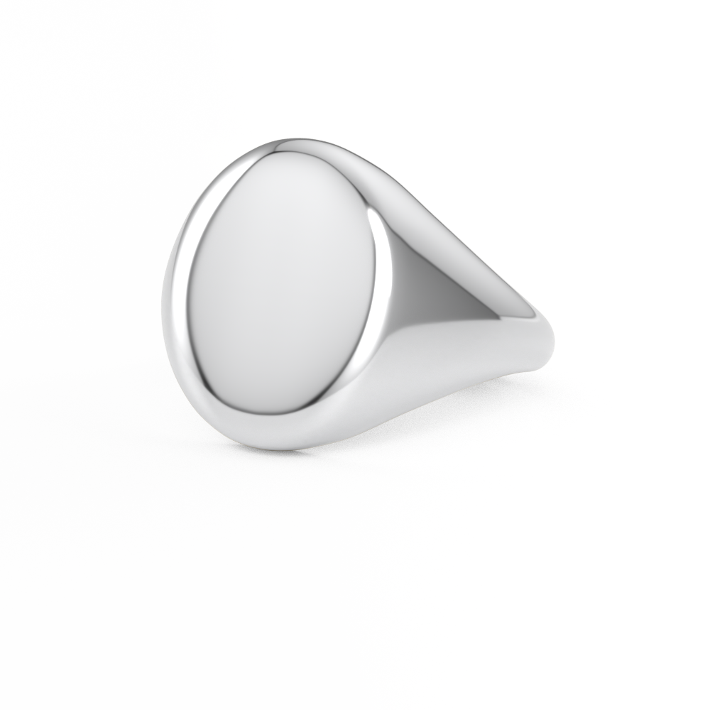 9ktWhiteGoldOvalSignetring