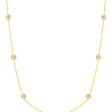 Diamond Dotted Necklace