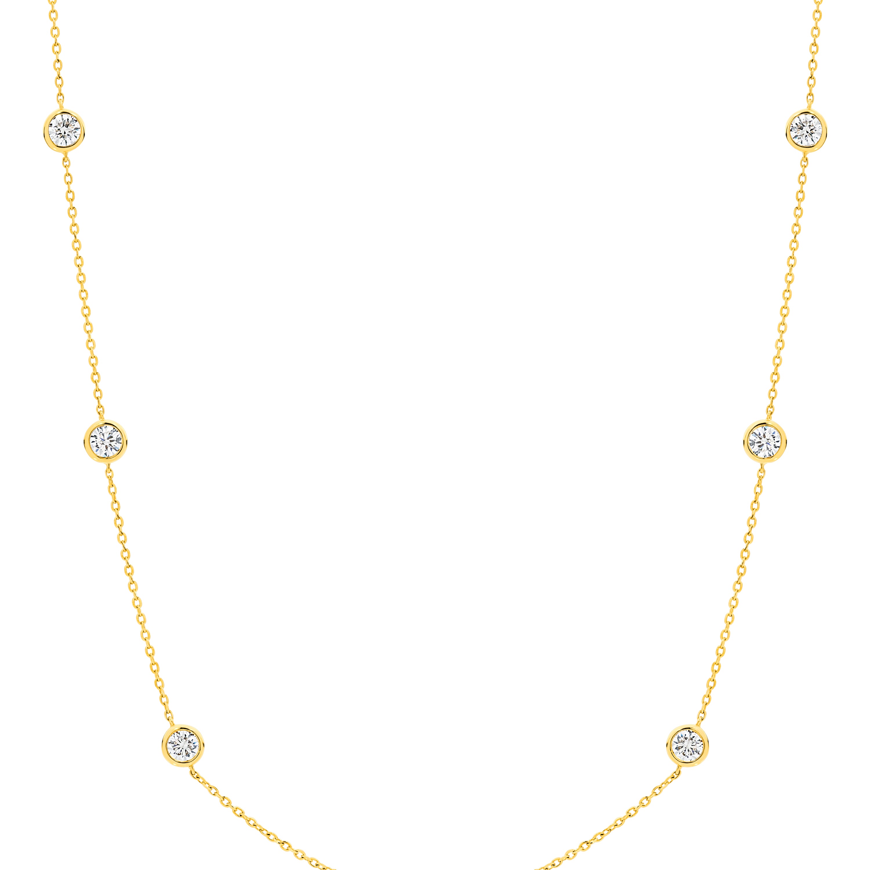 Diamond Dotted Necklace