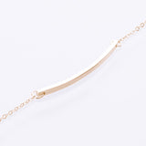 Bar bracelet yellow gold 
