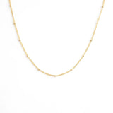 Bead chain yellow gold 