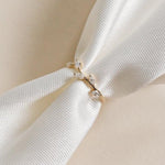 Branch  diamond ring with marquise shape diamonds yellow gold 