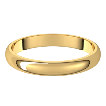 Chunky yellow gold wedding band 