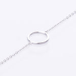 Circle Bracelet 9ct white gold 