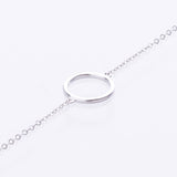 Circle Bracelet 9ct white gold 