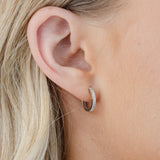 Diamond Huggies Earrings