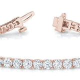 Diamond Tennis Bracelet Rose Gold
