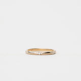 Diamond etched wedding ring 