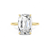 Elongated Cushion Old Mine Cut Solitaire