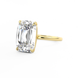 Elongated Cushion Old Mine Cut Solitaire