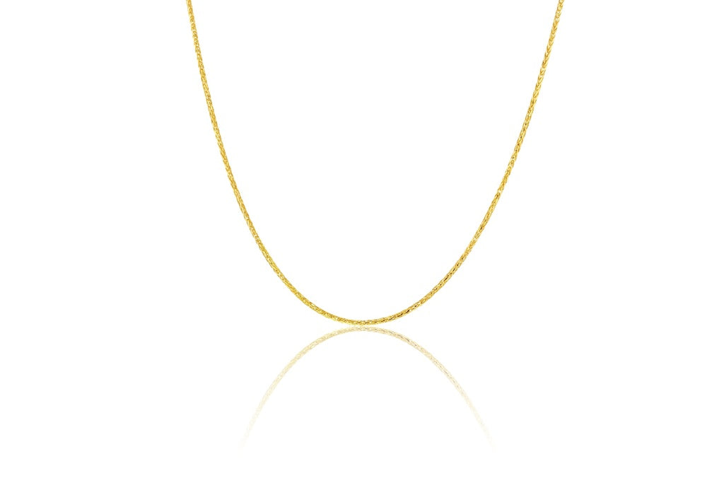 Fine chain yellow gold necklace 