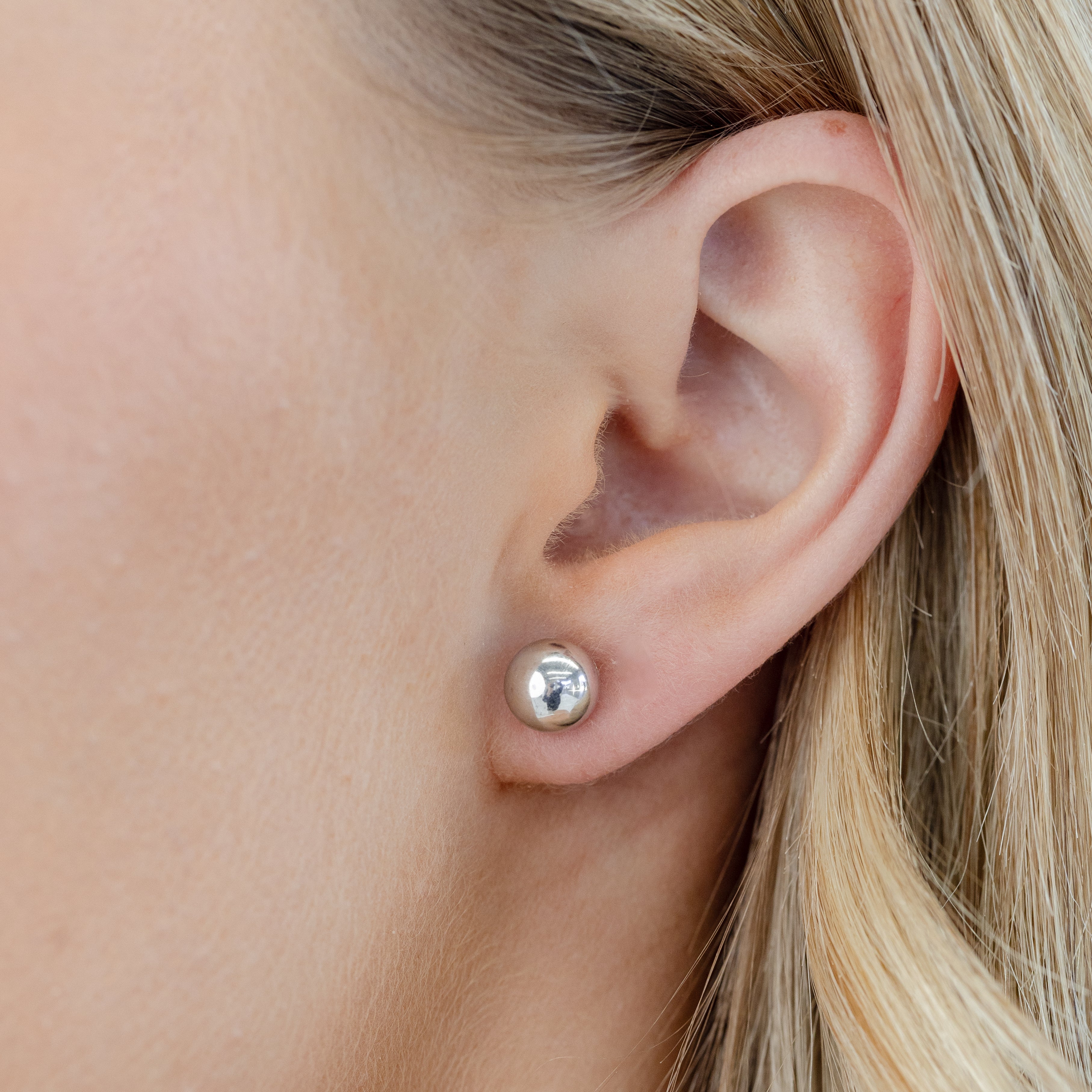Gold Ball Earrings