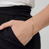 Gold Bar Bracelet Engravable