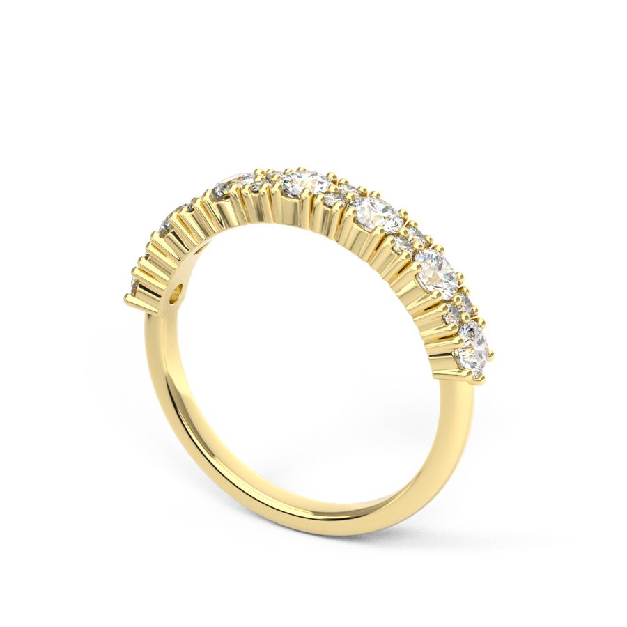 Harriett statement diamond wedding ring