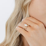 Ophelia - Marquise and Round Diamond Wedding Ring