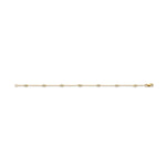 Lab Grown Diamond dot Chain Bracelet on solid 9kt Gold chain
