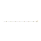 Lab Grown Diamond dot Chain Bracelet on solid 9kt Gold chain
