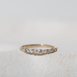 MARQUISE AND ROUND DIAMOND BAND