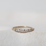 MARQUISE AND ROUND DIAMOND BAND