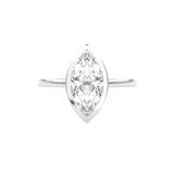 Marquise Cut Diamond Bezel Set Engagement RIng