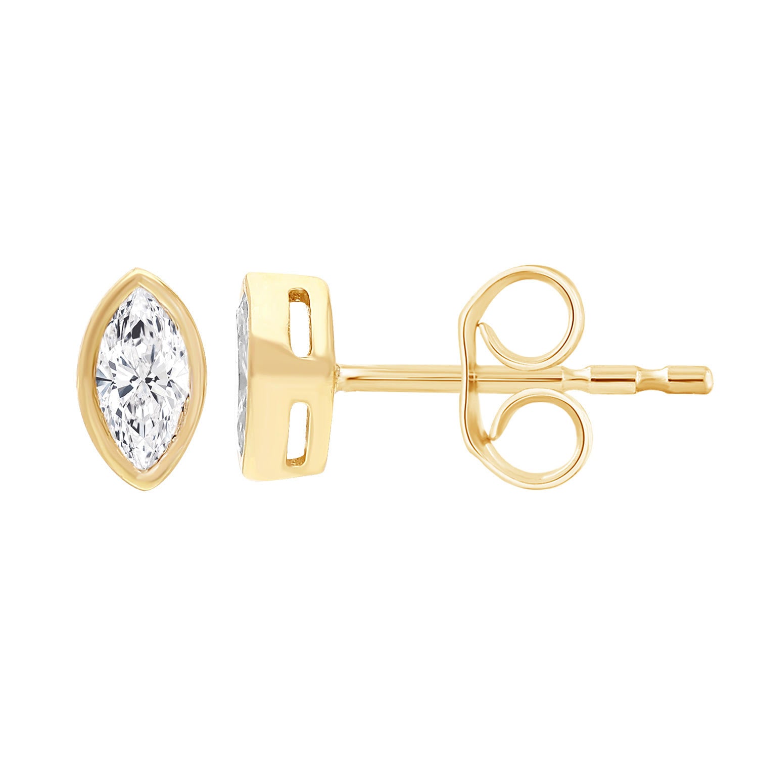 Marquise Diamond Stud Earrings
