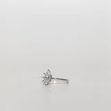 Marquise Solitaire Diamond Engagement Ring