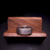 Mens signet flat profile ring 