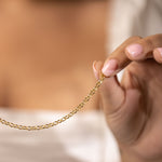 Oval belcher bracelet