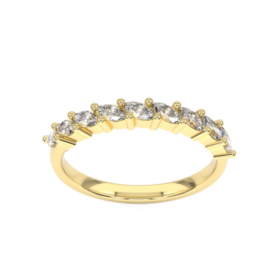 Portia Marquise diamond wedding ring 