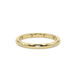 Pressure set diamond wedding ring 