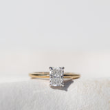 Radiant Cut Solitaire | Lab Grown Radiant Cut Diamond 1.04ct