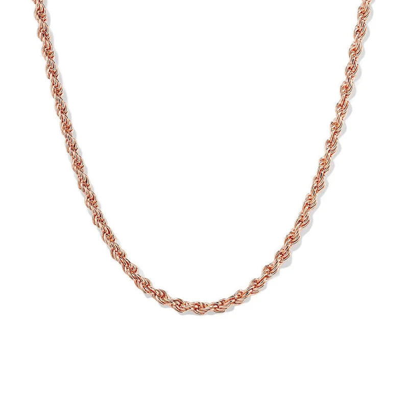 Rope chain rose gold 