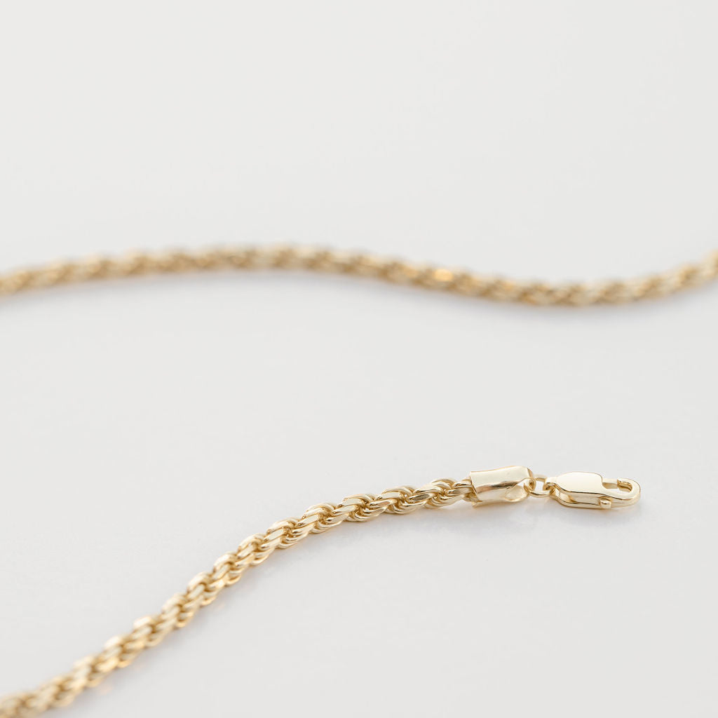 gold vermeil rope chain