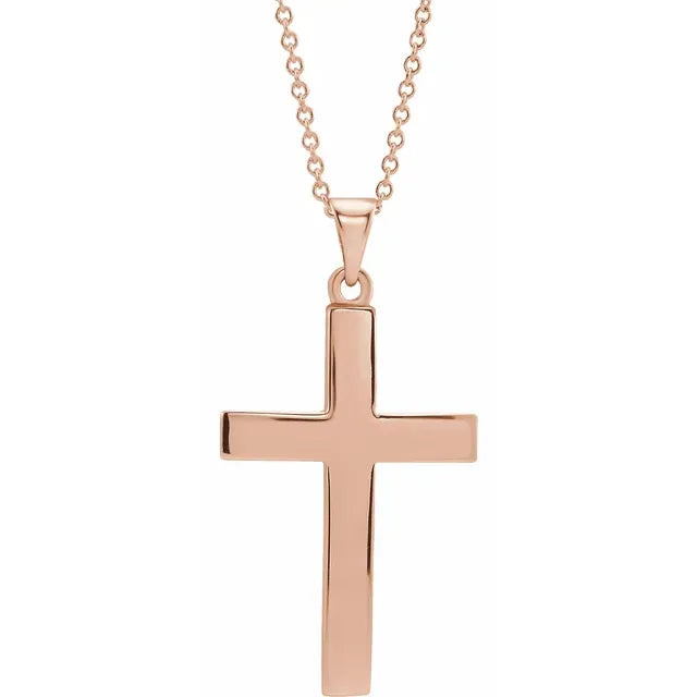 Rose Gold cross pendant