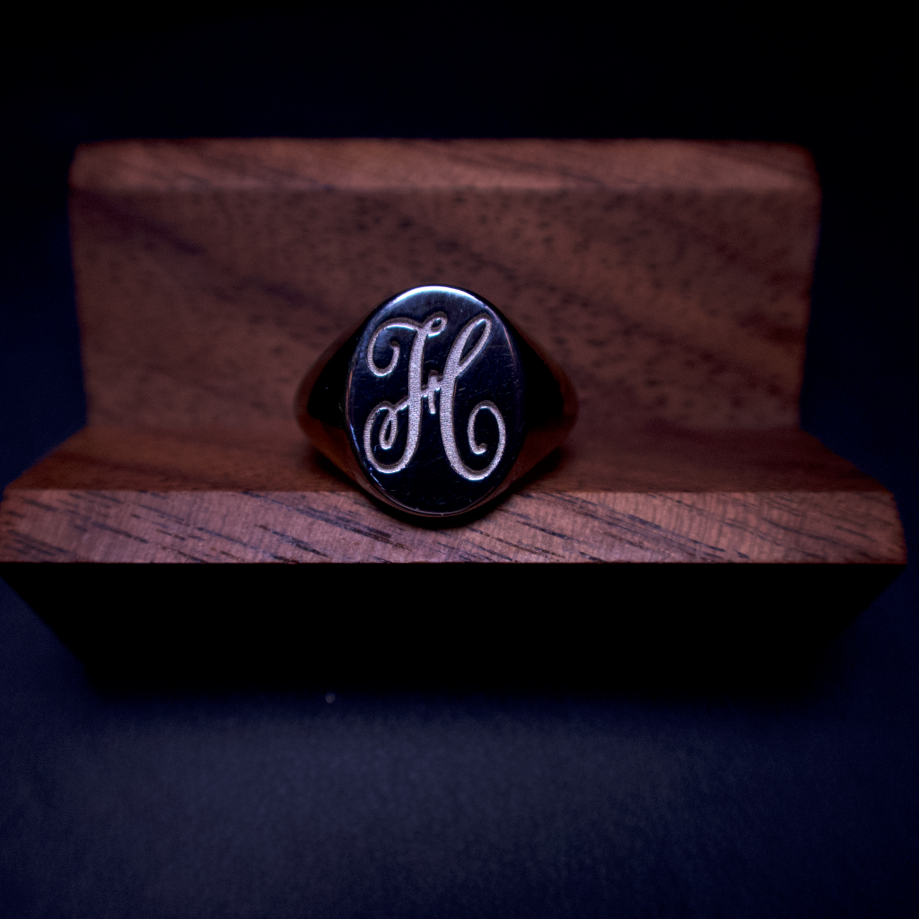 Signet ring initials 