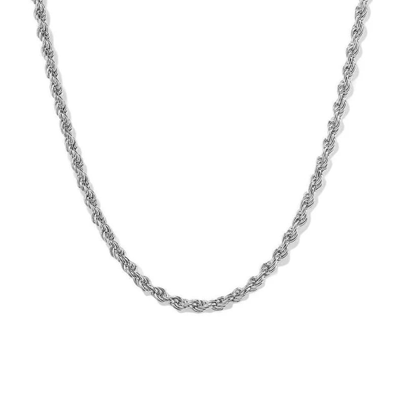 silver rope chain