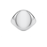 SolidWhiteGoldOvalSignetRing