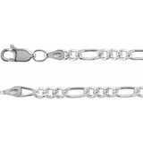 Solid Gold Figaro Chain