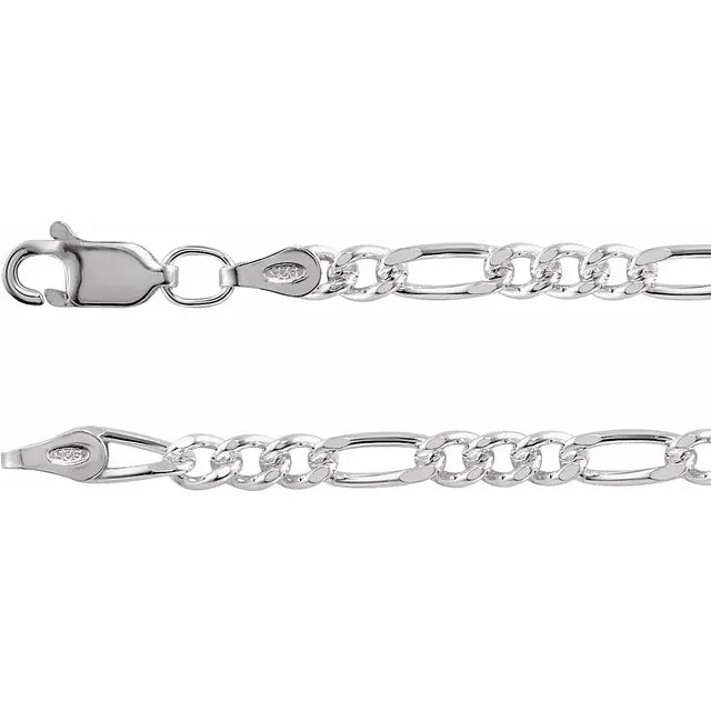 Solid Gold Figaro Chain