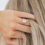 Spaced Diamond wedding Band