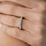 Statement Round Brilliant Cut Diamond Wedding Ring