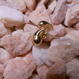 Teardrop earrings gold