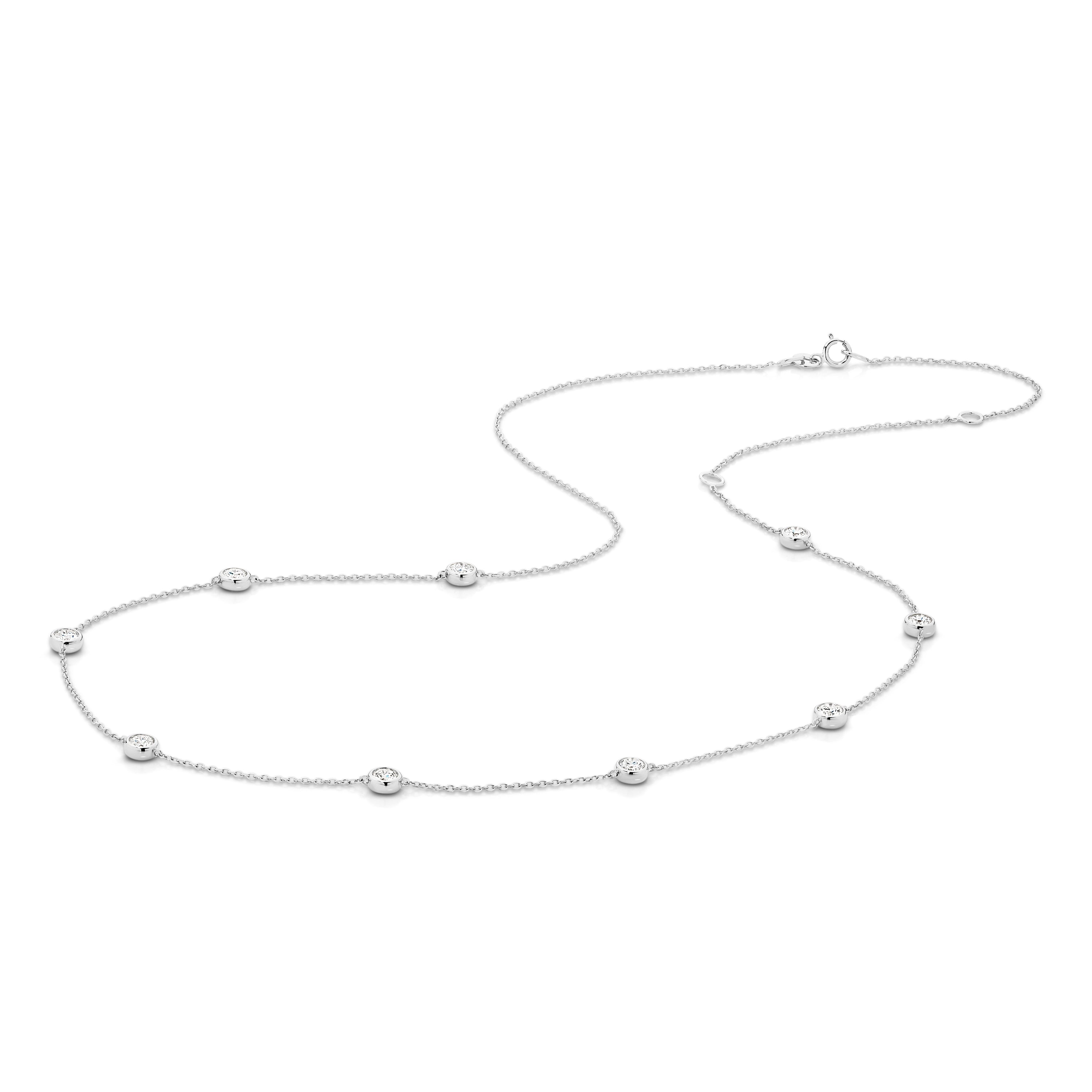 Diamond Dotted Necklace