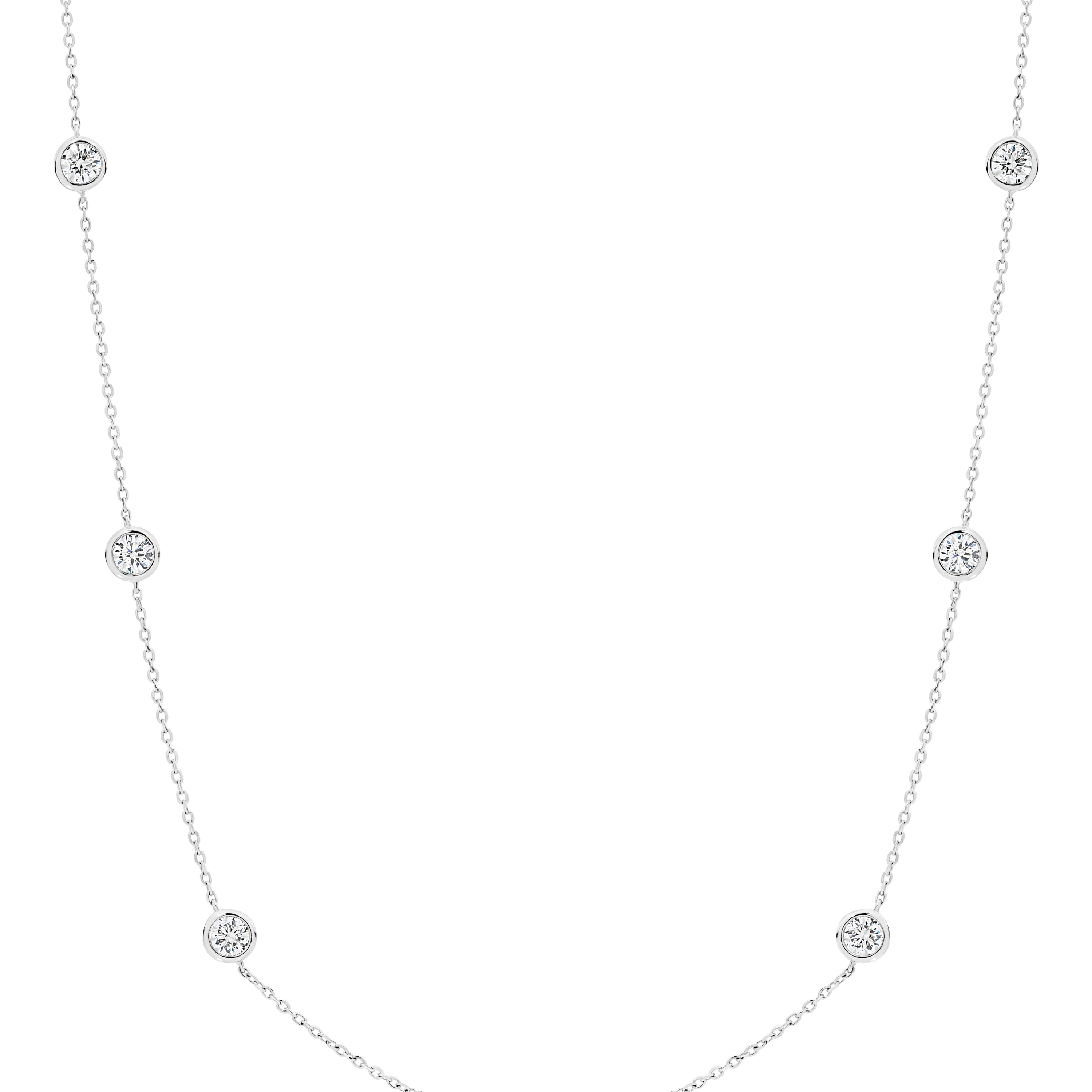 Diamond Dotted Necklace