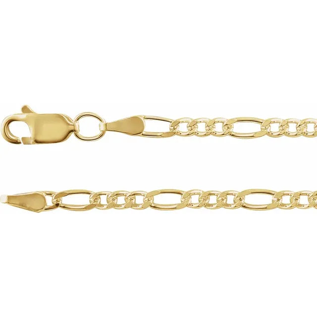 Yellow Gold Figaro Chain