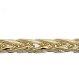 Yellow gold fine chain necklace 