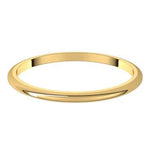 Yellow gold wedding ring 1.8mm